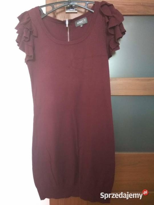 Sukienka z falbankami ciepła Rozmiar 38(M)