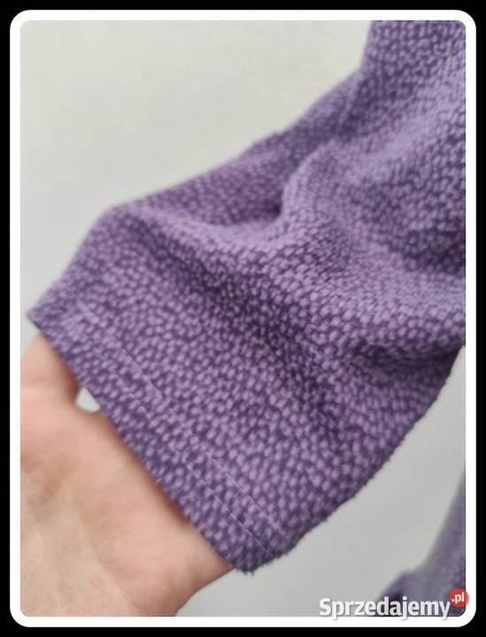 Sukienka fioletowa z falbanką 42 XL