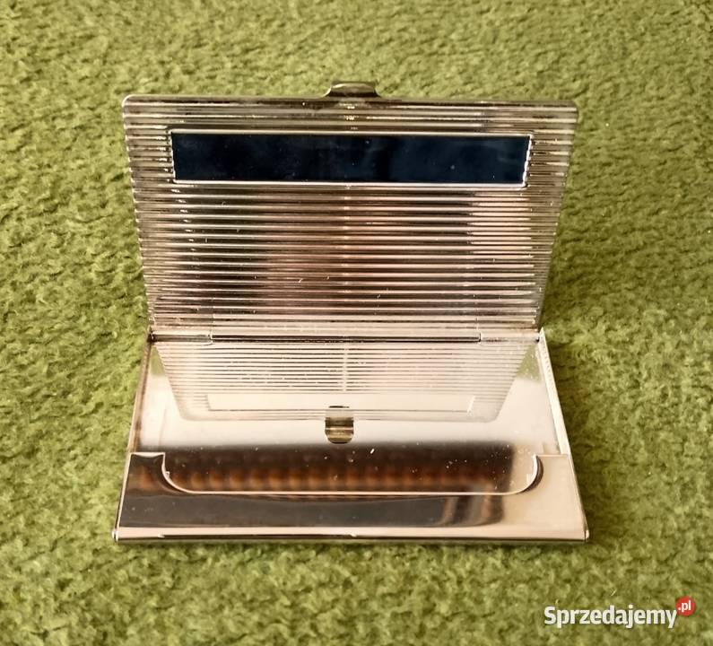 Wizytownik vintage lata 7080 gruby plater stan