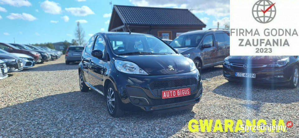 Peugeot 107 automat klima mały przebieg czarny Lębork
