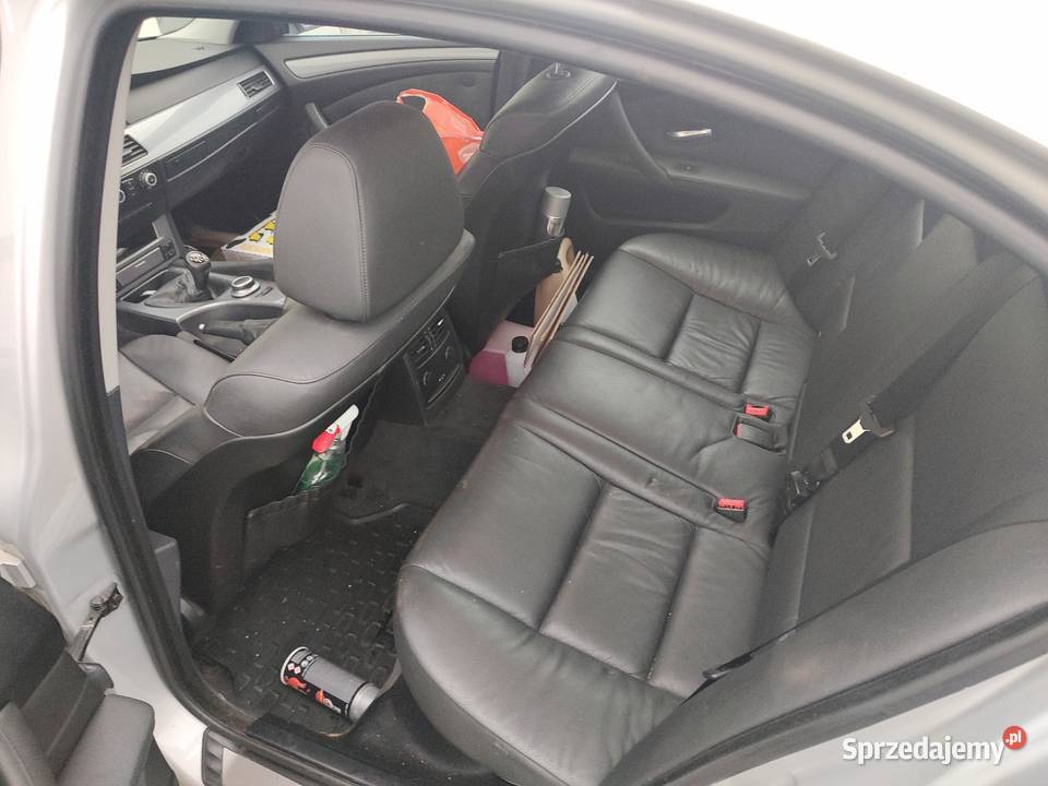 BMW e60 srebny 525i 30 manual 6 bieg Seria 5 Bielsko-Biała sprzedam