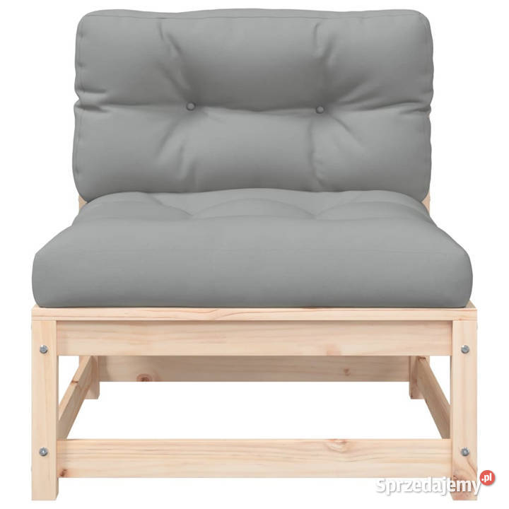 Ogrodowa sofa bez podłokietników z poduszkami i Krzesła ogrodowe Warszawa
