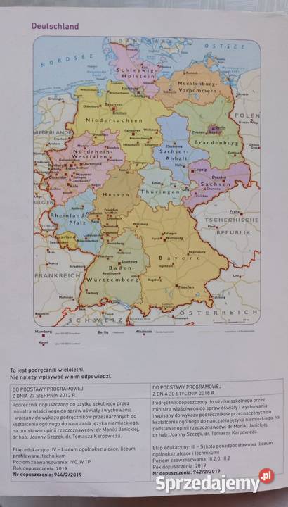 Perfekt 2 podręcznik niemiecki liceum technikum Małkinia Górna