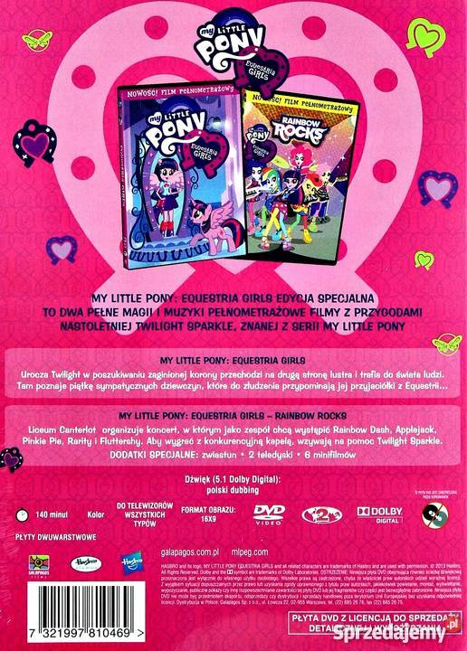 MY LITTLE PONY EQUESTRIA GIRLS ED SPECJALNA 2 Kalisz sprzedam