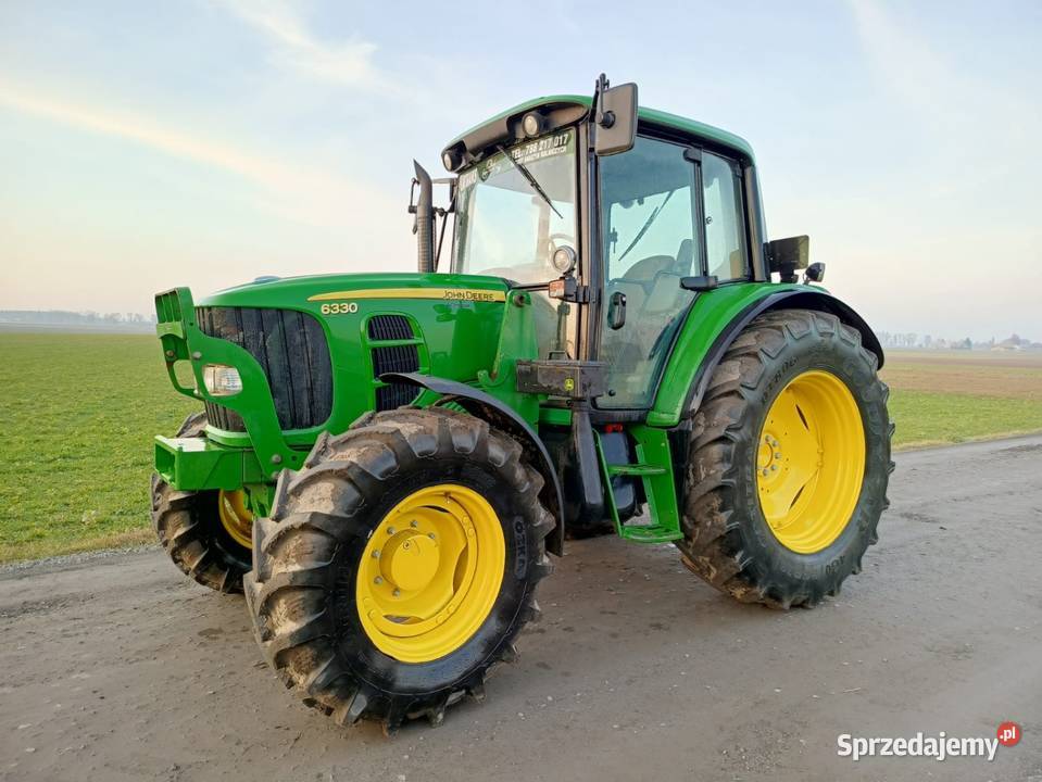 John Deere 6330 11 r 4 cyl Turbo TLT Power quad Amortyzacja przedniej osi John Deere Czersk