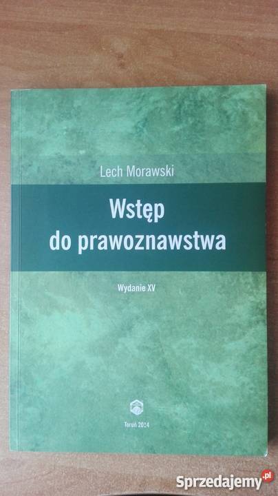 Wstęp do prawoznawstwa Lech Morawski małopolskie