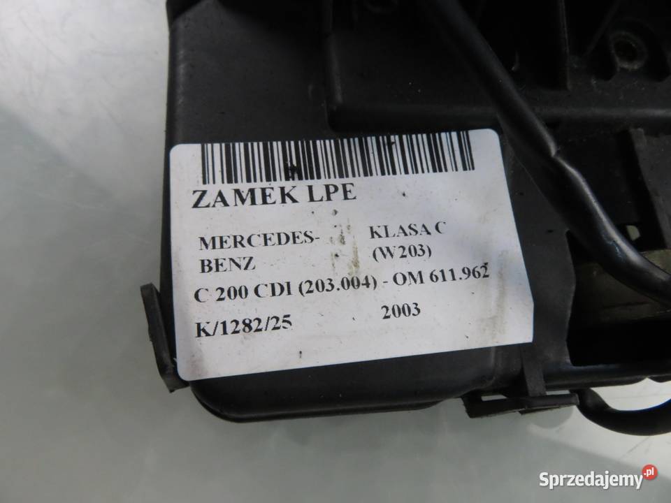 ZAMEK LEWY PRZEDNI MERCEDES W203 Zamki, wkładki i kluczyki