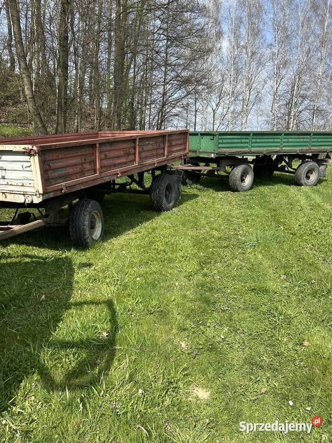 Przyczepa rolnicza d46 zarejestrowana Maszyny rolnicze Zator