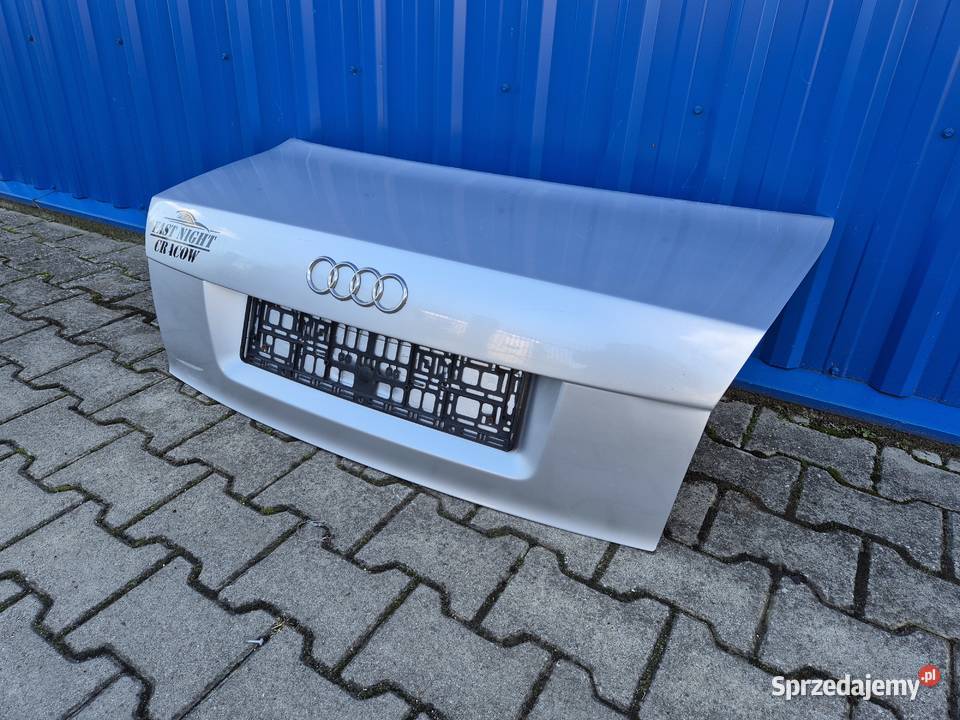 KLAPA BAGAŻNIKA AUDI A4 B6 SEDAN LY7W SREBRNA