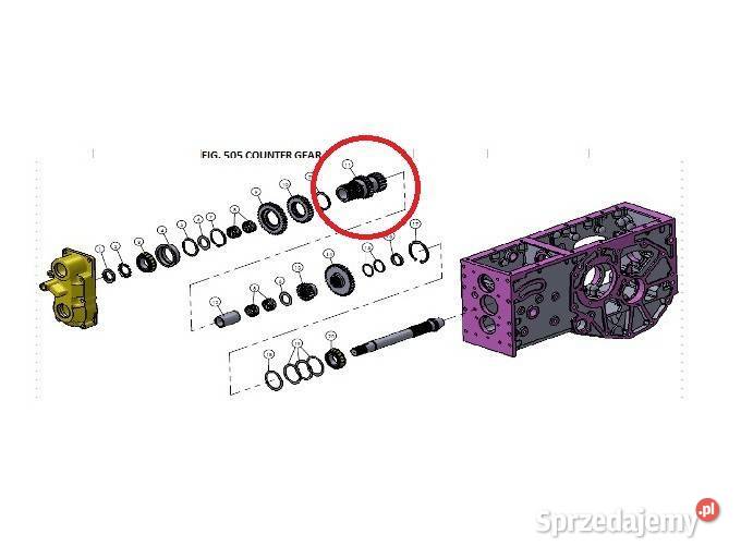 Zestaw Gear 1823T koło zębate Mitsubishi VST podkarpackie Tajęcina