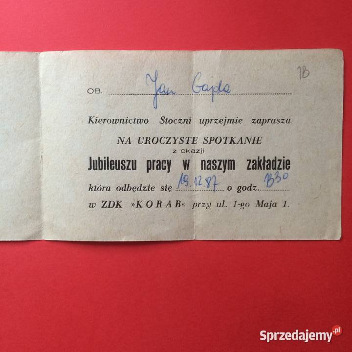 1555 Zaproszenie Szczecin