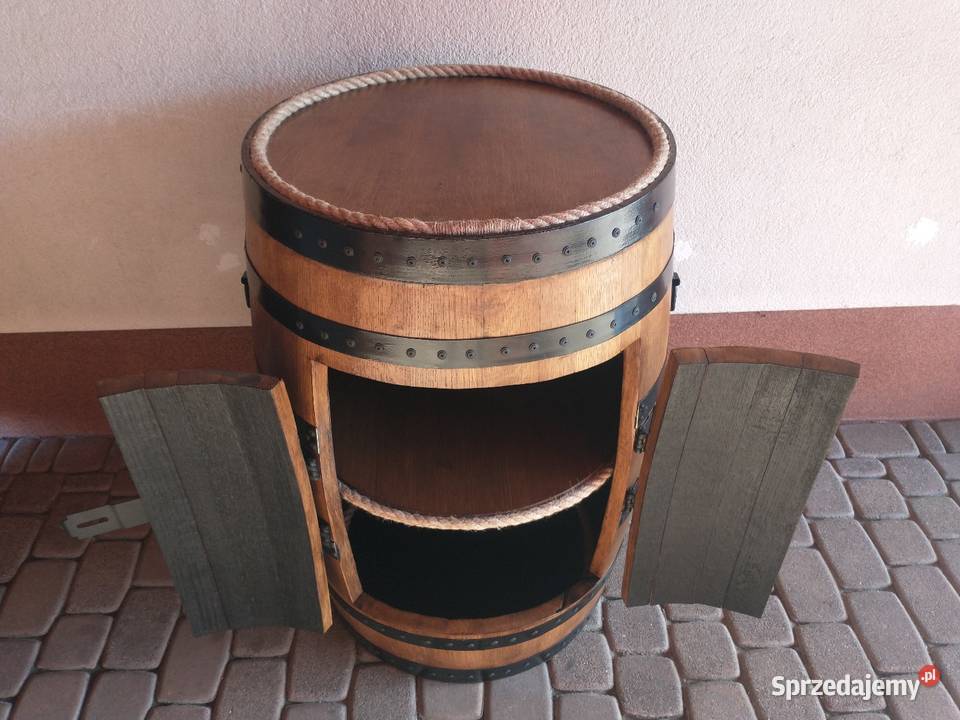 Barek LED z beczki dębowej whisky Żywiec