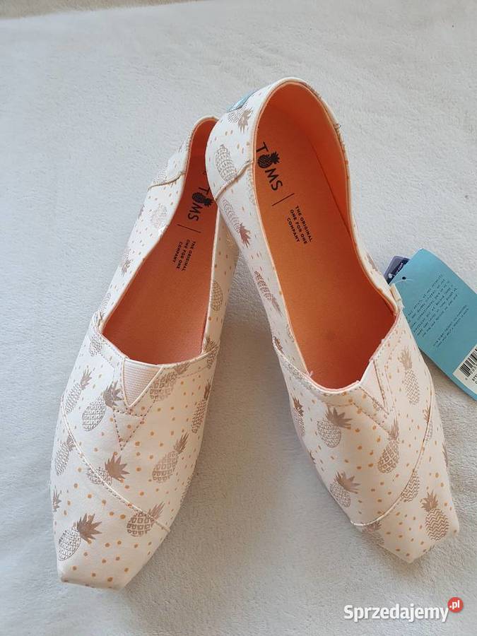Espadryle rozmiar 45 damskieToms Alpargata wzór tkanina dolnośląskie Zgorzelec