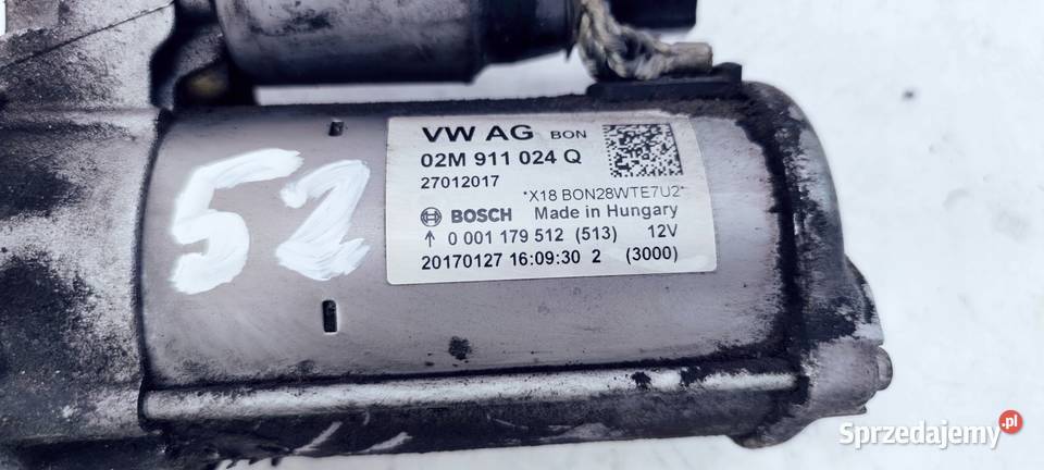 ROZRUSZNIK AUDI A1 8X SEAT SKODA 02M911024Q 52 Przystajń