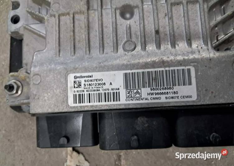 Zestaw startowy Citroen C4 II B7 16 eHDI Układ elektryczny silnika Chrząstów