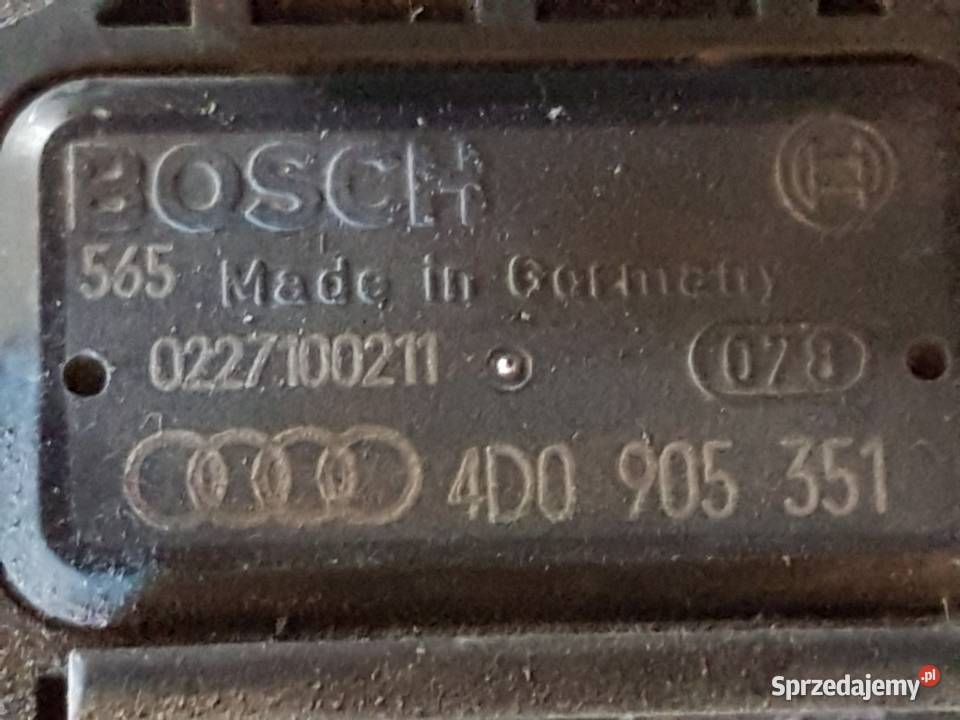 AUDI A8 D2 37 MODUL ZAPLONOWY 4D0905351 Układ elektryczny silnika Turkowice