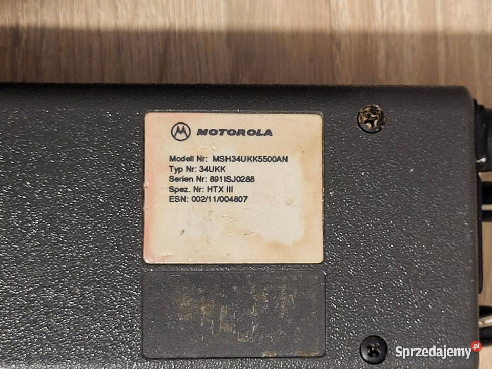Motorola HTX III radiotelefon radiostacja Radius Zielona Góra