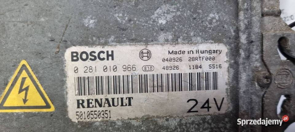 KOMPUTER RENAULT MIDLUM 22012 5010550351 Części samochodowe Lipno