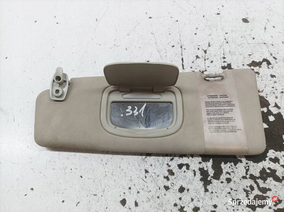 DASZKI PRZECIWSŁONECZNE LEWY KIEROWCY OSŁONA świętokrzyskie