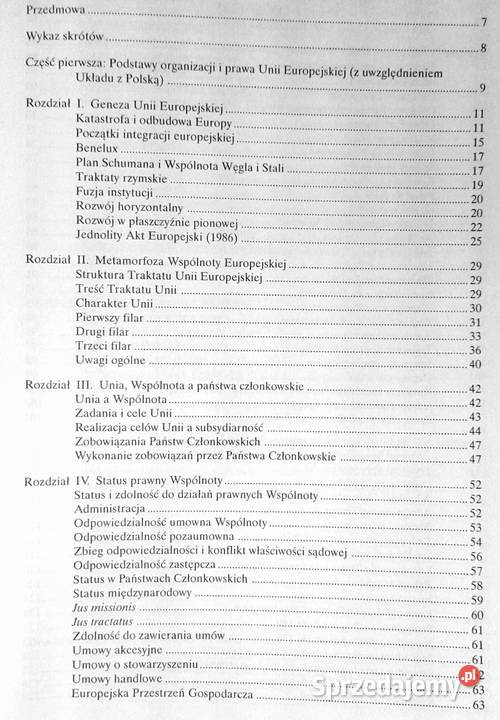 Zarys prawa Unii Europejskiej Dominik Lasok sprzedam