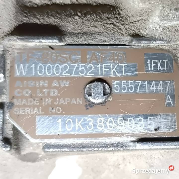 OPEL INSIGNIA 20CDTI SKRZYNIA BIEGÓW AUTOMAT osobowe Bydgoszcz