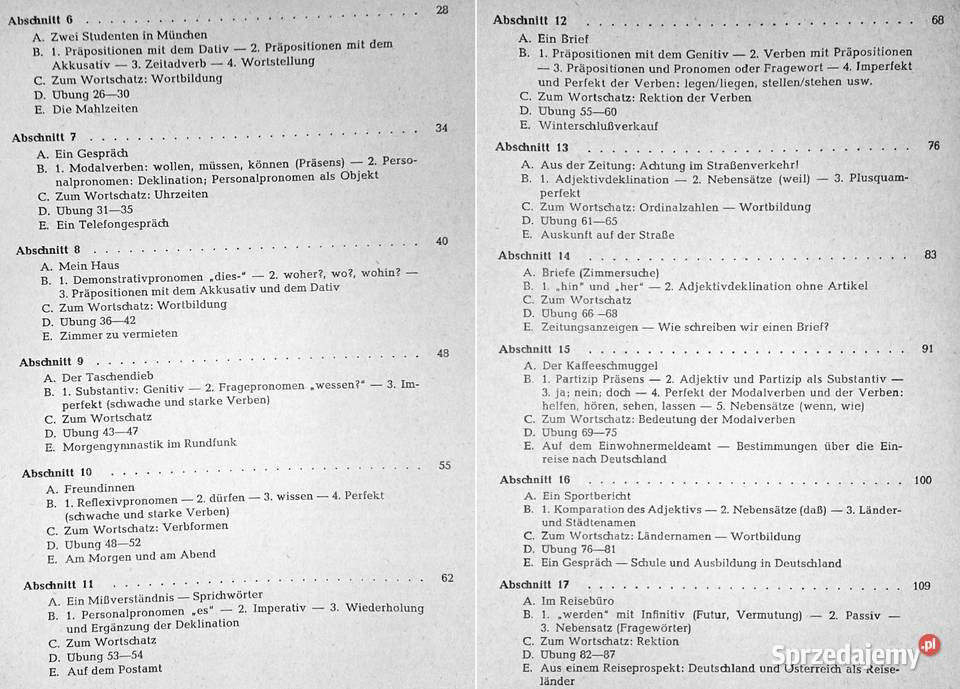 Deutsche sprachlehre fur auslnder Dora Schulz Chełm sprzedam