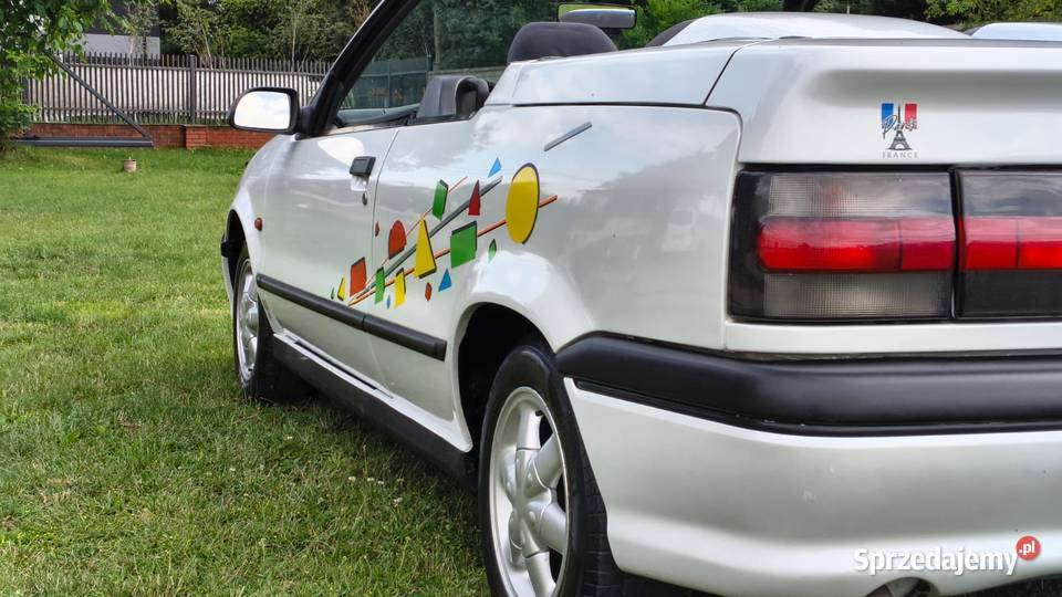 RENAULT 19 CABRIOLET 1996 Biały Metalik El dach sprowadzony Zgierz