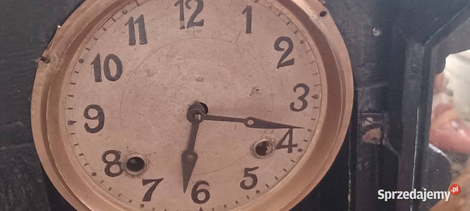 zegar zabytkowy do naprawy posiada kluczyk Poznań