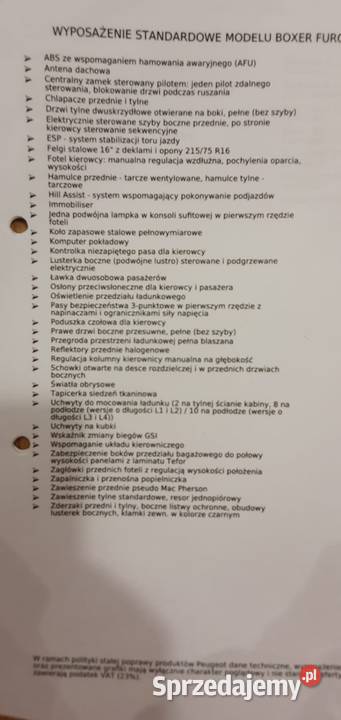 Pougeot Boxer 2021 jeden właściciel 39000
