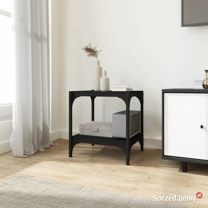 Szafka pod TV czarna 40x33x41 materiał mazowieckie