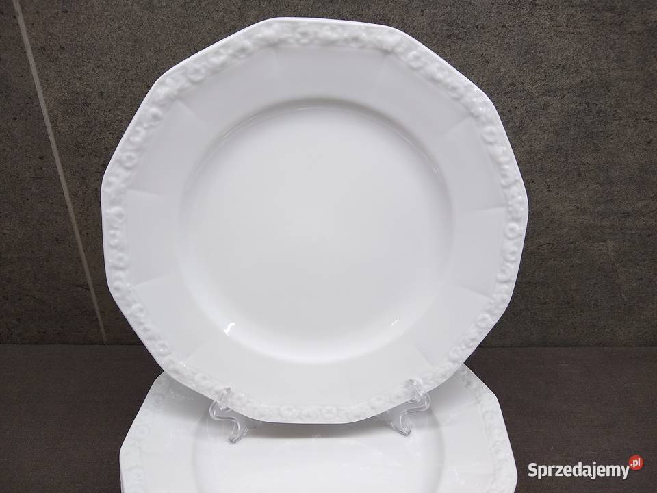 Talerz płytki Rosenthal Biała Maria 6 Porcelana i szkło Kalisz