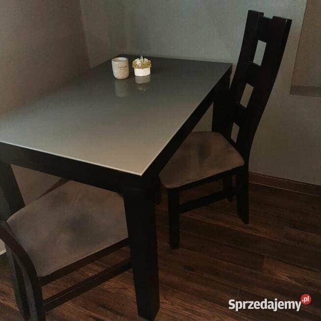 Sprzedam stół I krzesla 75cm Brzezinka