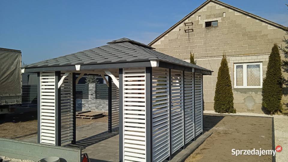 Altana drewniana ogrodowa Barcelona Szybka mazowieckie Marki