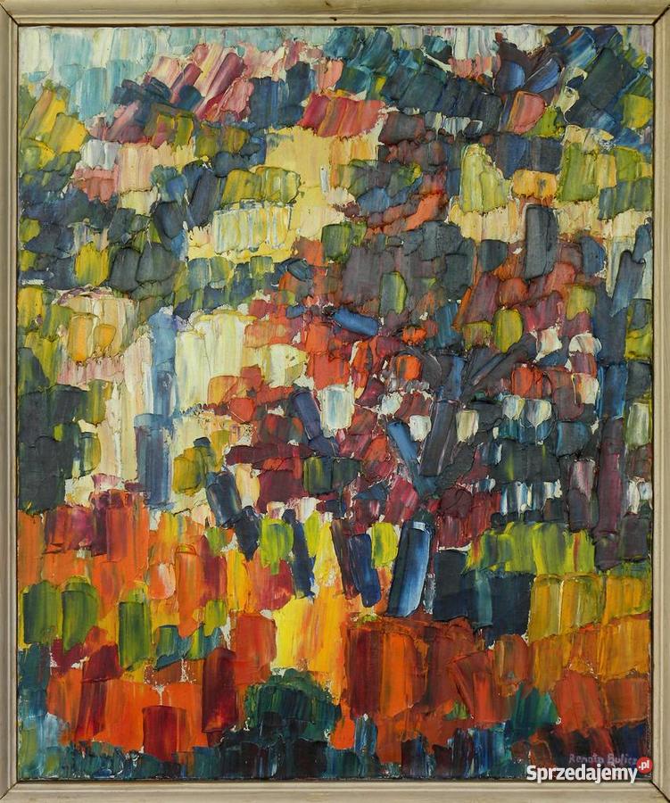 Kościół w Ełku obraz olej płótno werniks 65x50 2
