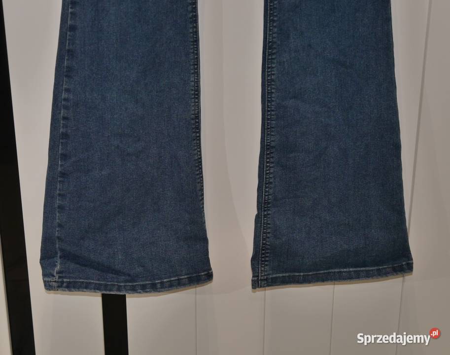 Topshop świetne spodnie dzwony 32 XXS Wrocław sprzedam