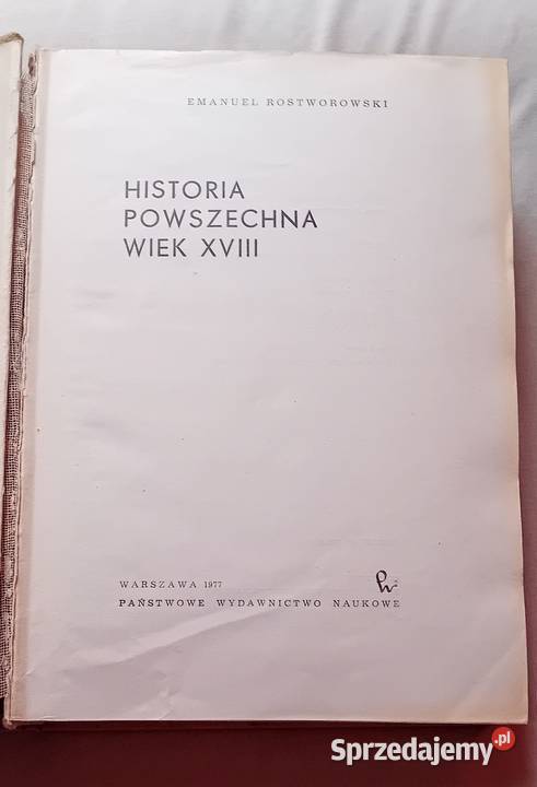 Emanuel Rostworowski Histori powszechna wiek Koźminek