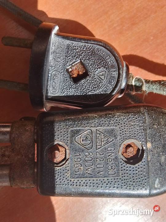 Stara grzałka M14 ZWUT GNe80 800W 1965r wtyk A19 Legionowo