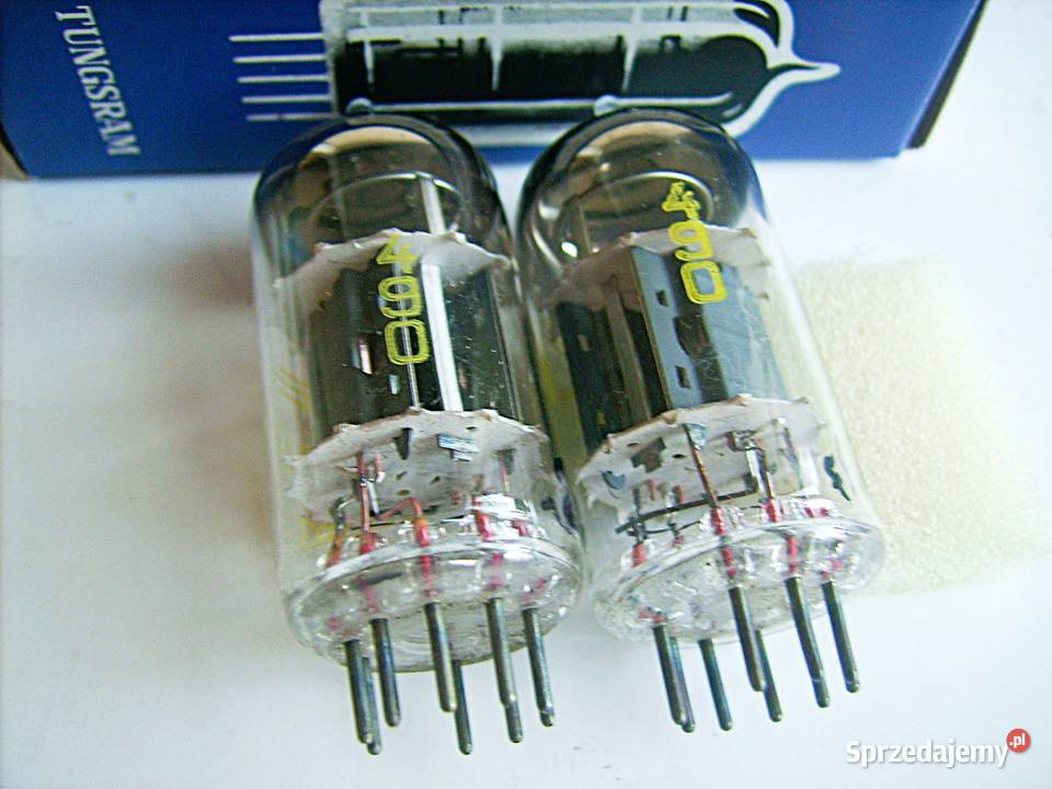 ParaECC83 TUNGSRAM NOS 12AX7 E83CC 1975 Mocne Porąbka