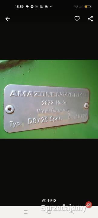 Amazone D8 specjal 25 sprowadzony z Niemiec wielkopolskie Konin