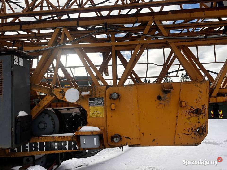 Żuraw budowlany dźwig budowlany LIEBHERR 71K Poznań