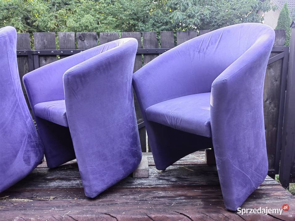 Fotel Tapicerowany Niebieski Jadwisin sprzedam