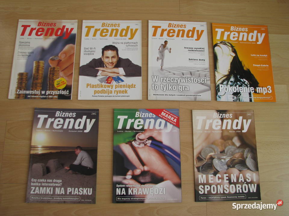 Biznes Trendy magazyn 2005r 2006r i 2007r Brzegi