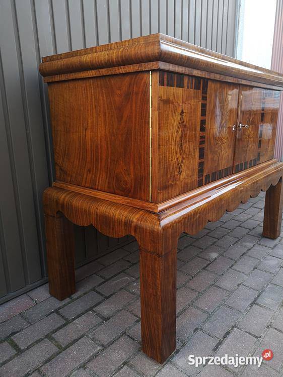 Komoda Barek ARTDECO Unikat Orzech Politura Swarzędz