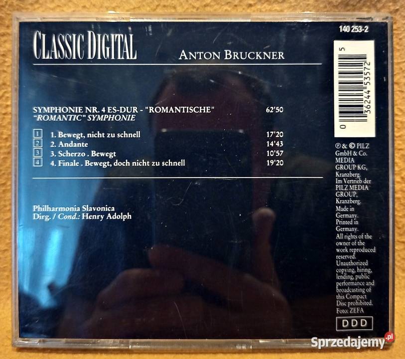 Cd Anton Bruckner Symphonie 4 Romantische Warszawa
