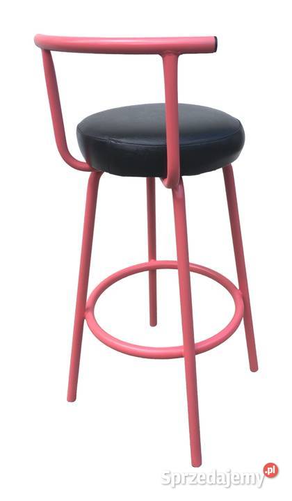 3 hokery krzesła barowe różowe Kraków sprzedam