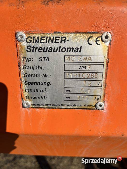 Podajnik Hydrauliczny do Soli paszy Tuliszków