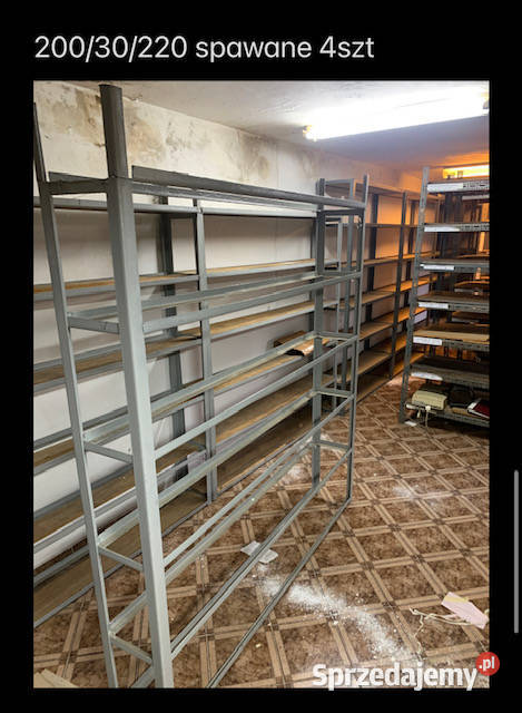 Regały magazynowe stalowe solidne ciężkie Białogard