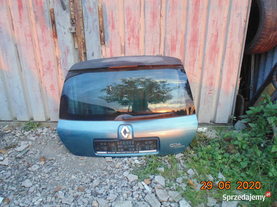 Klapa bagażnika pokrywa szyba Renault Clio II Kraków
