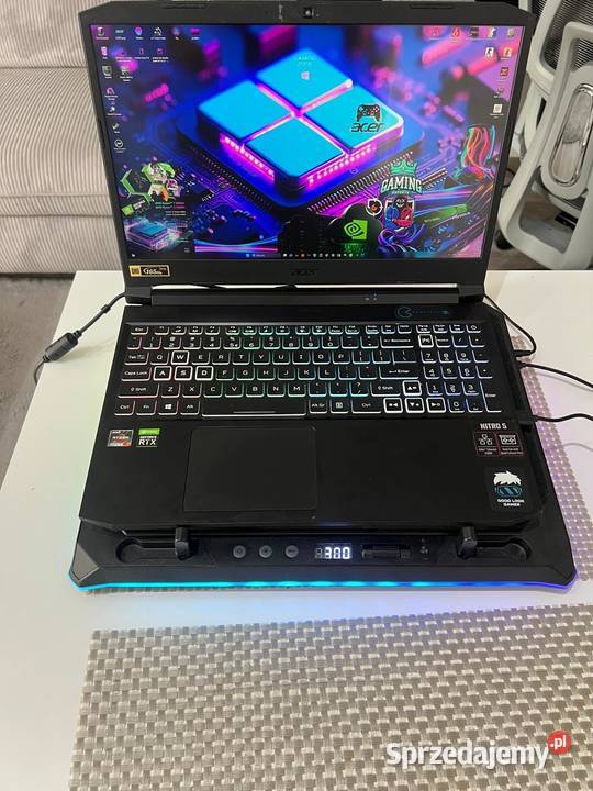 Laptop acer nitro 5 an1545 rtx3080 ryzen 75800h 16GB Bydgoszcz
