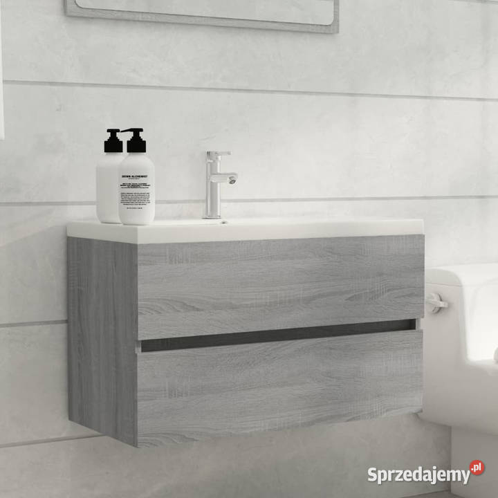 Szafka pod umywalkę szary dąb sonoma 80x385x45 Warszawa
